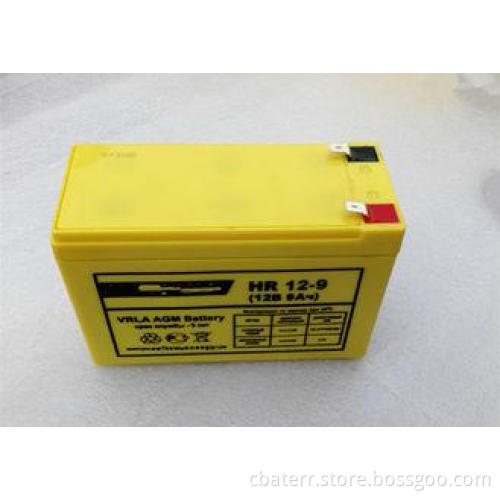 6FM9H F250 12Volt 9AH High Rate Discharge Battery Maintenan